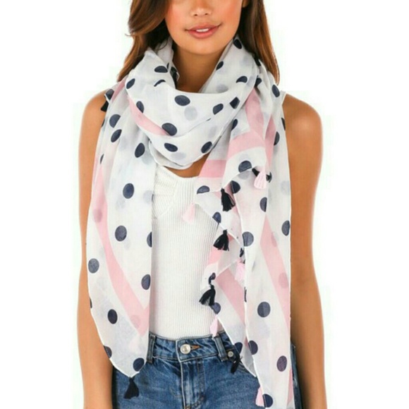 Polka Dot Scarf - Picture 1 of 2